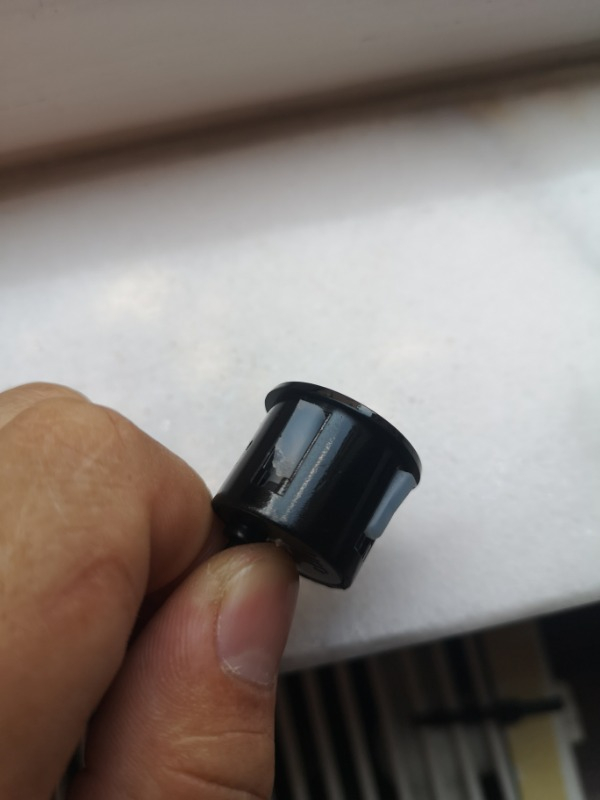 Techmaster Yedek Park Sensörü Gözü Tekli Siyah 22MM