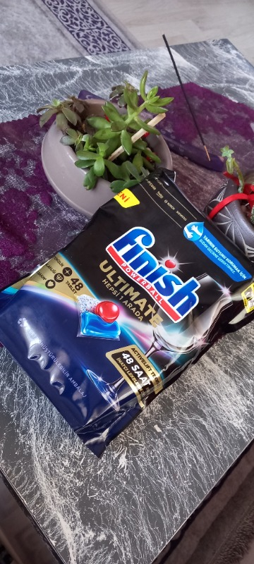 Finish Ultimate 48 Kapsül Bulaşık Makinesi Deterjanı Tableti (1 x 48 Kapsül)