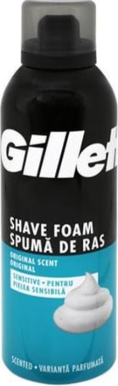 Gillette Hassas 200 ml Tıraş Köpüğü Cilt Koruyucu Özellikleri ile Ferahlatıcı Etki