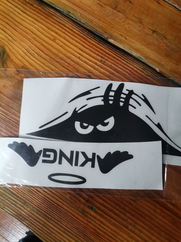 Quart Bagajdan Bakan Adam Oto Sticker, Araba Sticker