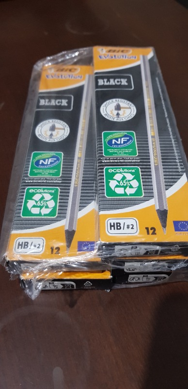 Bic Evolution Black HB Kurşun Kalem 12'li Kutu