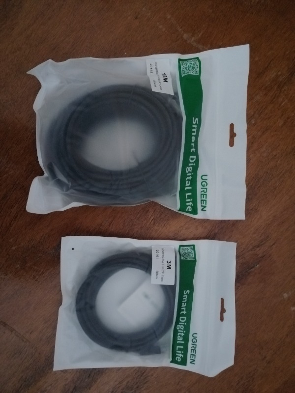 Ugreen CAT6 1000Mbps Ethernet Kablosu 15 Metre