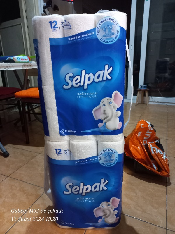 Selpak® Kağıt Havlu 12'li