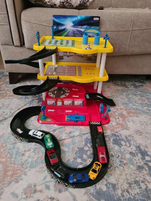 Dede 3 Katlı Garaj Oyun Seti Ve Mega Pisti 03068