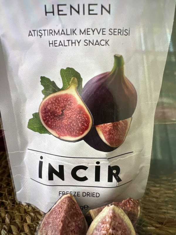 Henien Dondurularak Kurutulmuş İncir 30 Gr - Koruyucu ve Katkı Maddesi İçermeyen Freeze Dried İncir