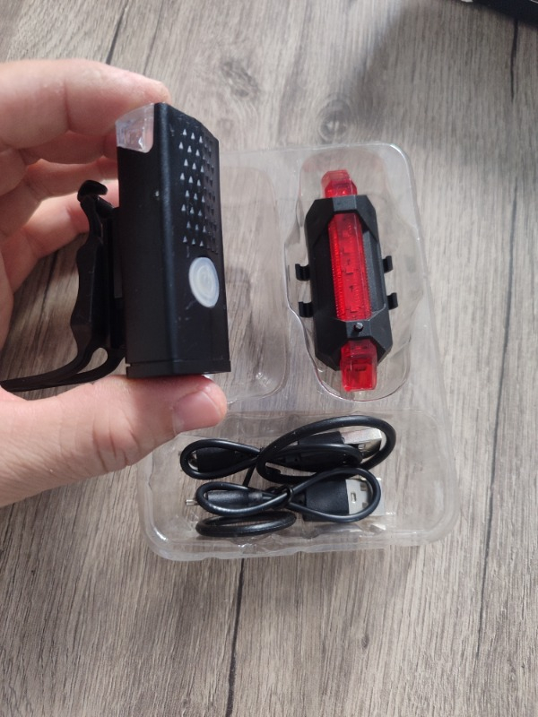 Greathings USB Şarjlı Bisiklet Ön-Arka Far Stop Lambası Seti