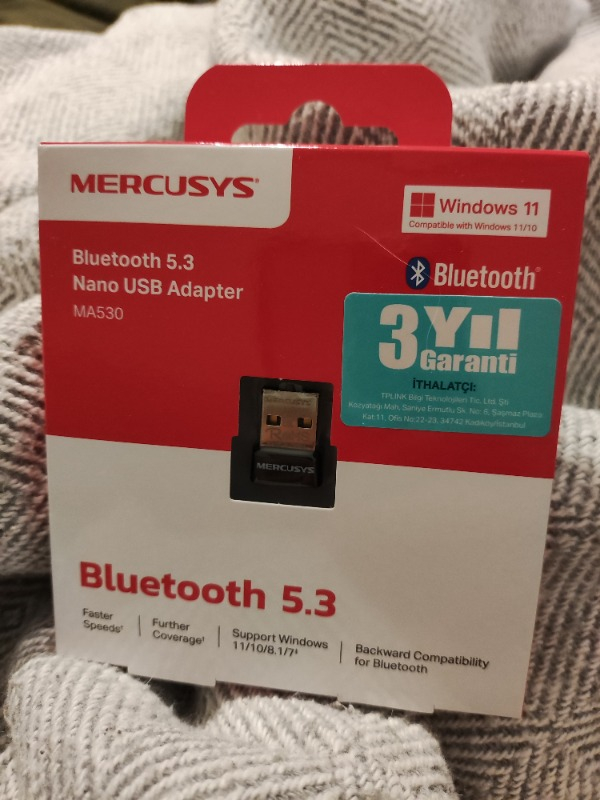 Mercusys MA530 Bluetooth 5.3 Nano Usb adaptörü