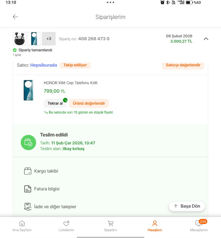 HONOR X9A Cep Telefonu Kılıfı 