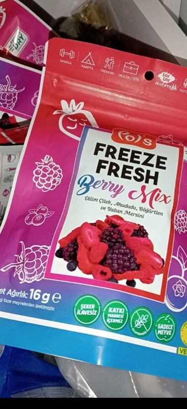 Pol's Freeze Fresh Berry Mix 16 g x 3 Adet