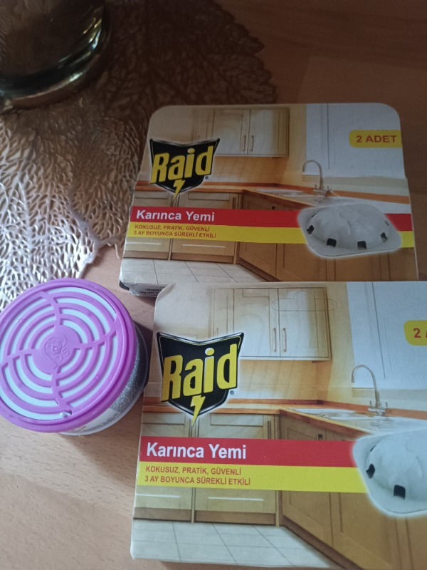 Raid Kokusuz Karınca Yemi - Uzun Süreli Etki, 3 g × 2 Adet, Pratik Kullanım ve Hızlı Sonuç için Güçlü Formül