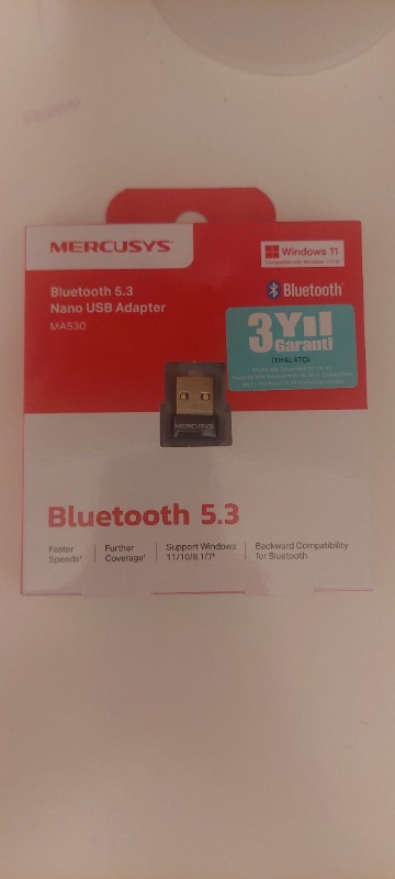Mercusys MA530 Bluetooth 5.3 Nano Usb adaptörü