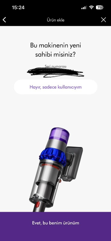 Dyson V15 Detect™ Absolute Kablosuz Süpürge