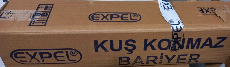 Expel Plastik Kuşkonmaz Bariyer Kuş Engelleyici Tel 3D Model 5'li