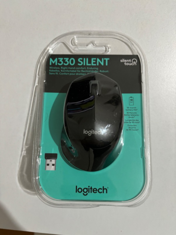 Logitech M330 Sessiz Kablosuz Optik Mouse - Siyah