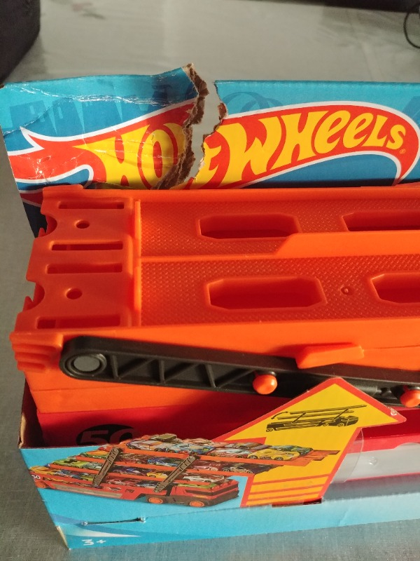 Hot Wheels Mega Mega Tır Turuncu, 50 Araç Kapasiteli, Rampalı Ghr48