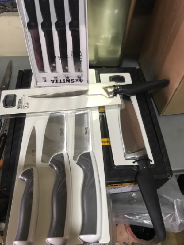 Ikea Andlig 3 Parça Paslanmaz Çelik Bıçak Seti - Ekmek Bıçağı - Şef Bıçağı - Soyma Bıçağı Seti