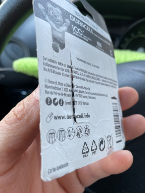 Duracell Şarj Edilebilir AA Kalem Pil 2500 Mah 4'Lü Paket
