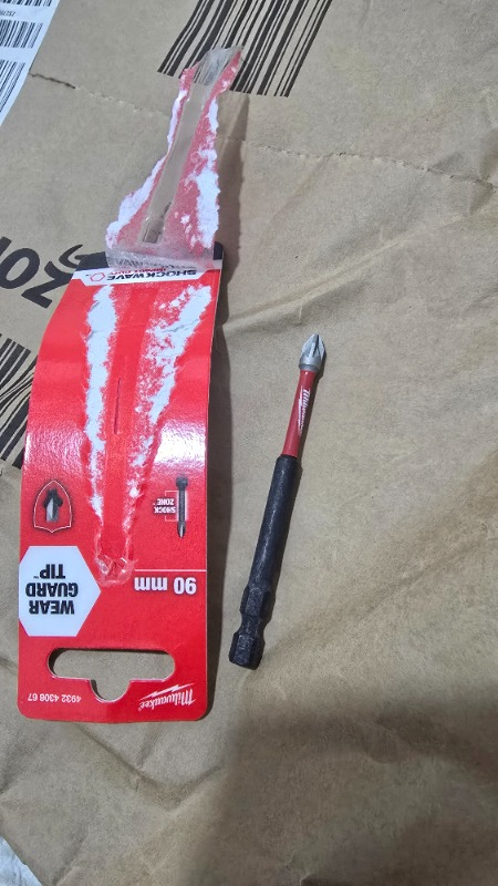 Milwaukee Bits Uç Pz2 90 mm. 1'li Paket Shockwave