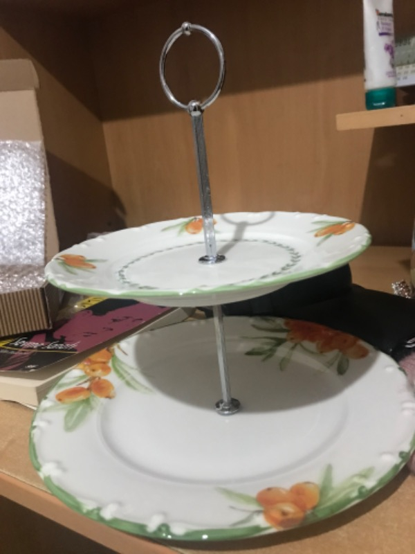 Madame Coco Iğde Desenli 2 Katlı Kek Standı