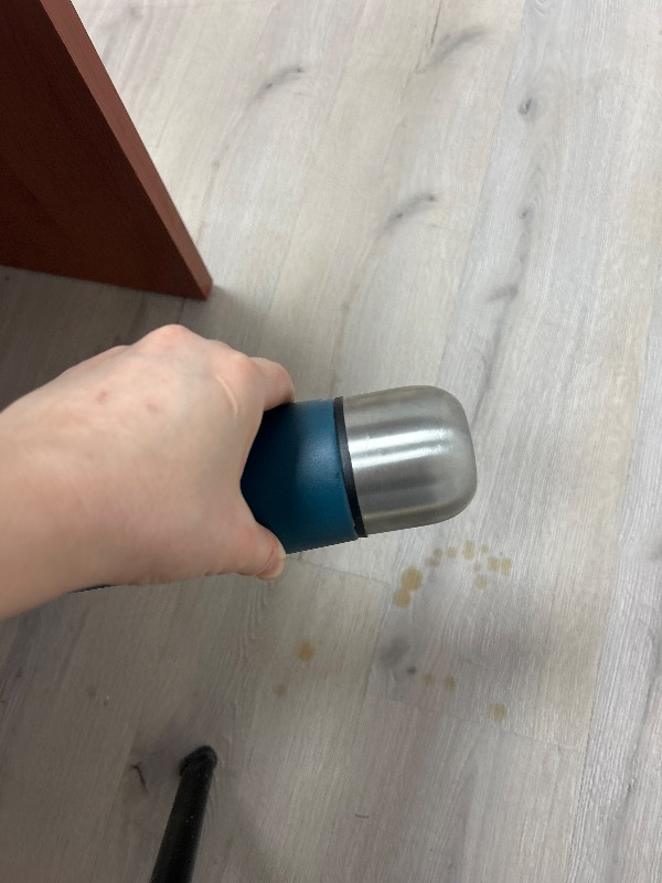 Decathlon Quechua Paslanmaz Çelik Doğa Yürüyüşü Termosu - 0,4 Litre - Mavi