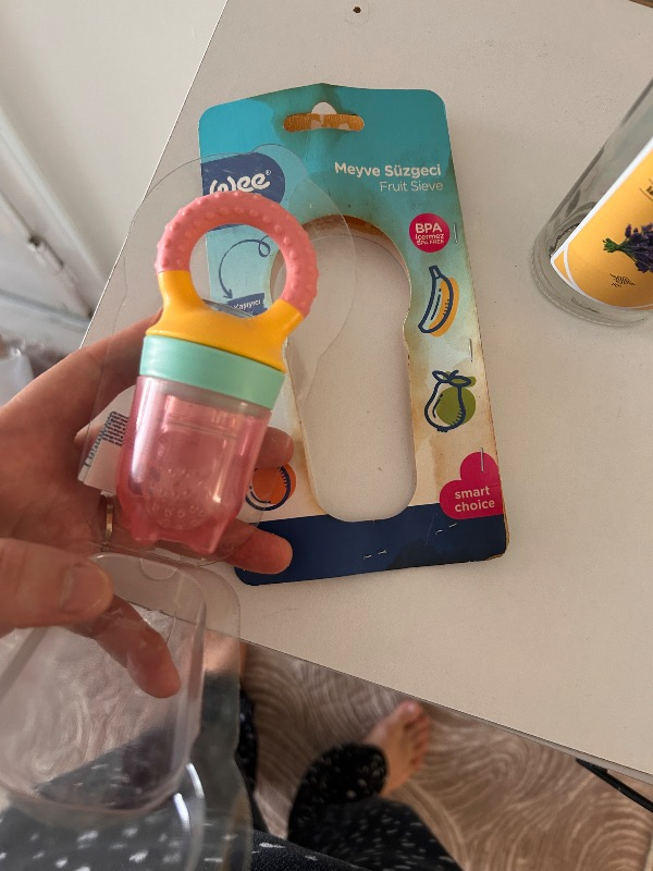 Wee Baby Meyve Süzgeci Pembe