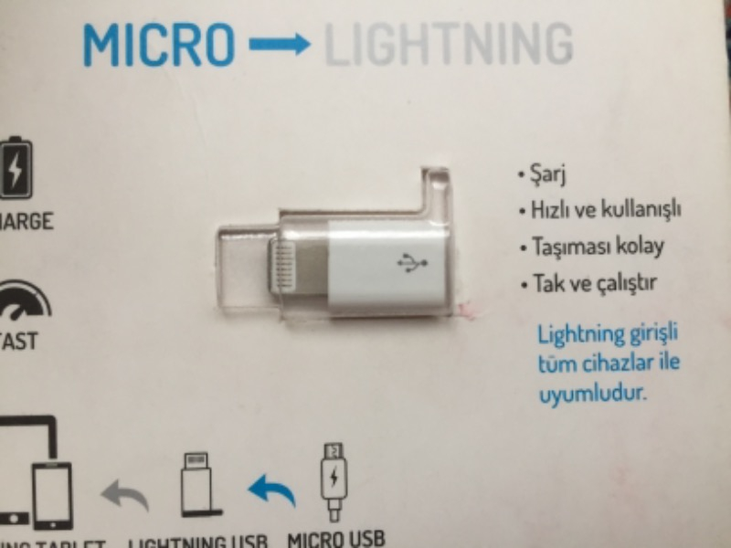 Syrox DT15 Micro Usb Apple iPhone Uyumlu Lightning Dönüştürücü