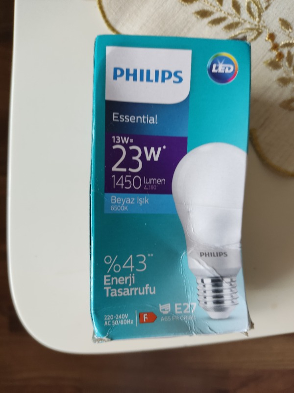 PHILIPS LED 13W AMPUL 6500K BEYAZ IŞIK