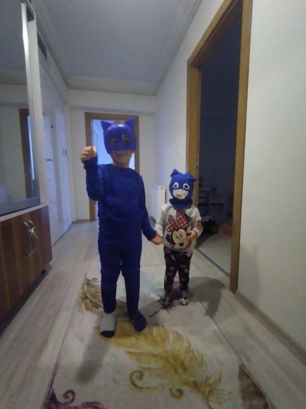 PijaMaskeliler Kedi Çocuk Kostüm 4-6 Yaş