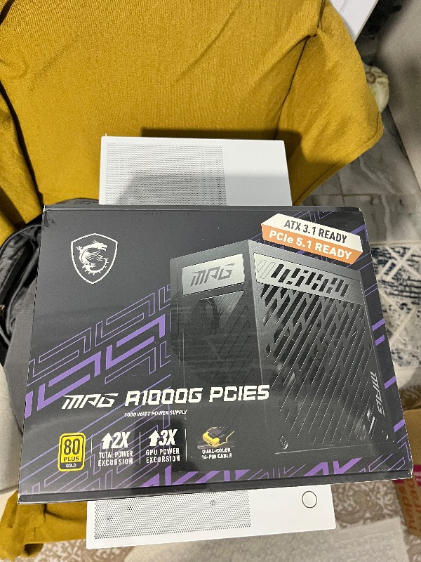 MSI PSU MPG A1000G PCIE5 1000W 80+ GOLD POWER SUPPLY