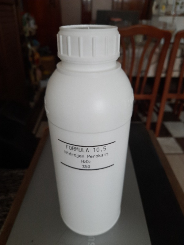 Ipek Kimya Hidrojen Peroksit %50 Oksijenli Su 1 kg