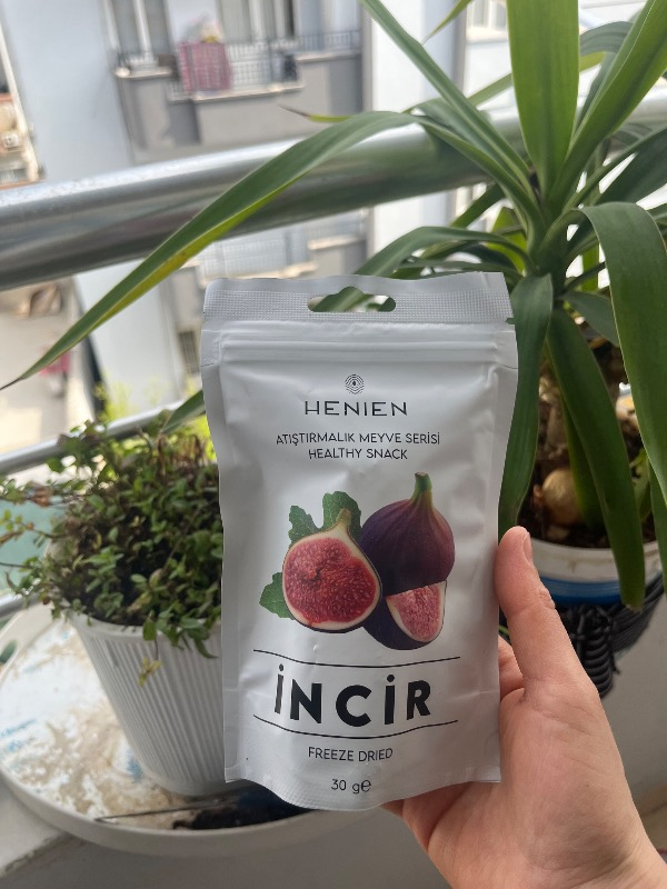 Henien Dondurularak Kurutulmuş İncir 30 Gr - Koruyucu ve Katkı Maddesi İçermeyen Freeze Dried İncir