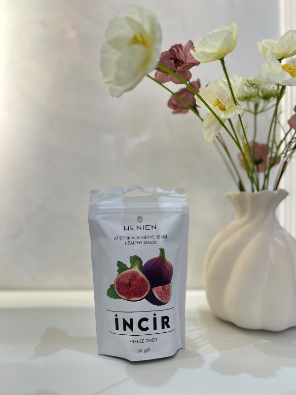 Henien Dondurularak Kurutulmuş İncir 30 Gr - Koruyucu ve Katkı Maddesi İçermeyen Freeze Dried İncir