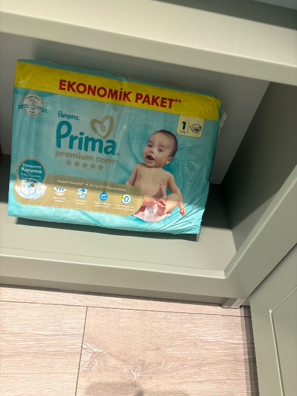 Prima Bebek Bezi Premium Care 1 Numara 70 Adet Ekonomik Paket
