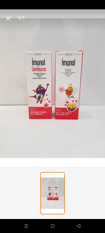 Orzax İmunol Şurup 150 ml
