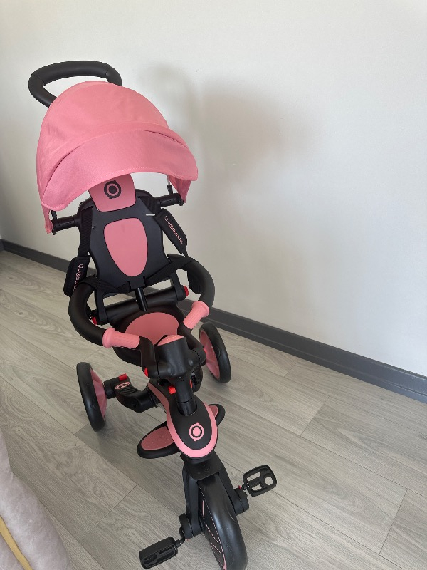 Globber Explorer 4in1 Katlanabilir Bisiklet - Koyu Pastel Pembe