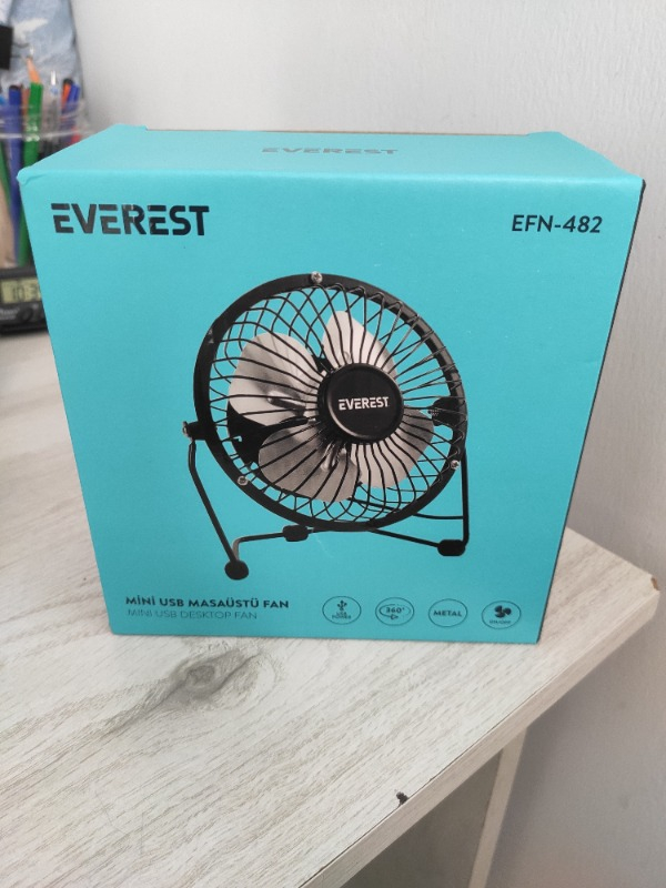Everest EFN-482 Metal Usb Vantilatör