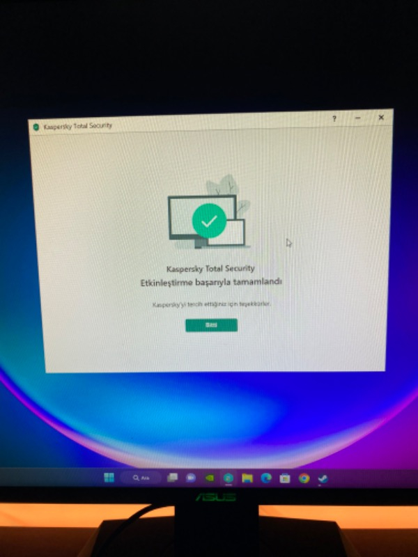 Kaspersky Total Security 1 Kullanıcı 1 Yıl Türkçe Anti Virüs Programı 2022 -2023 Sürüm