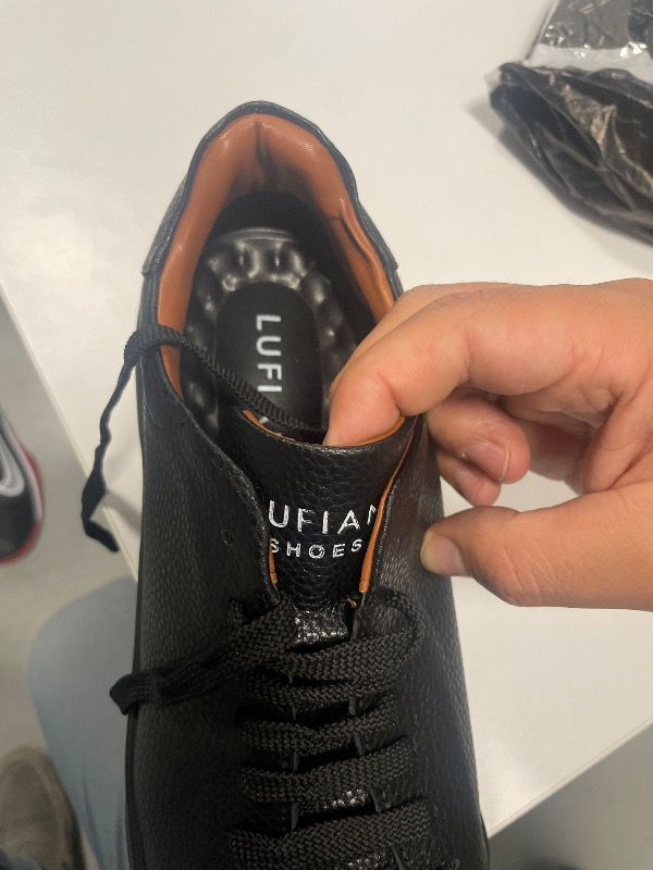 Lufian Tommy Erkek Deri Sneaker Ayakkabı Siyah