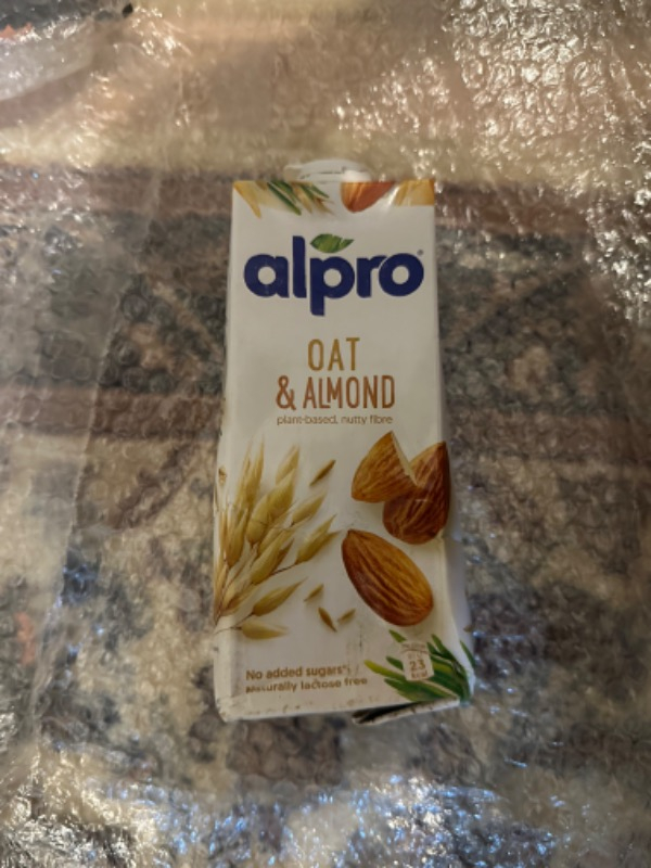 Alpro Yulaf & Badem İçeceği 1lt Laktozsuz Bitkisel Vegan Süt