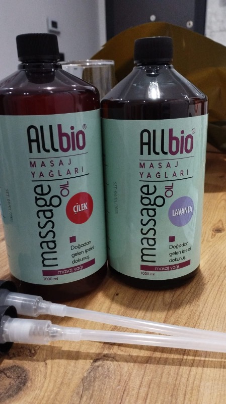 Allbio Masaj Yağı Çilek 1 lt