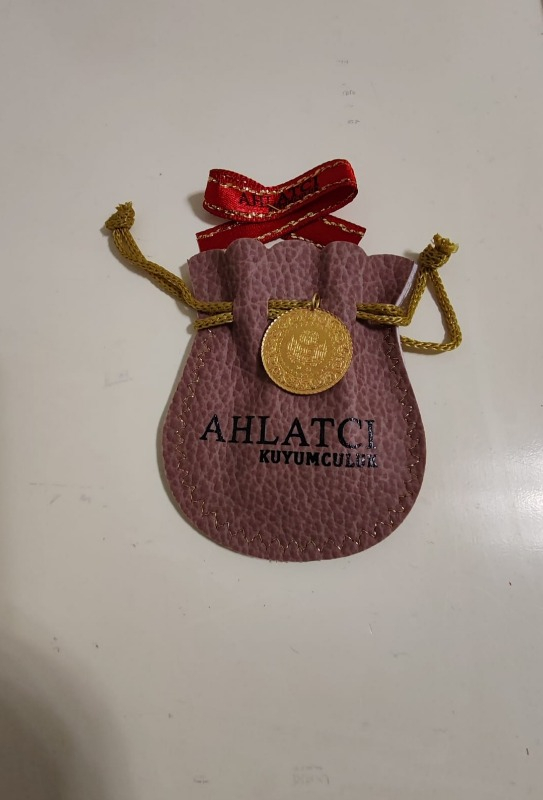 Ahlatcı Sarrafiye 1 Adet Eski Tarihli Yarım Altın
