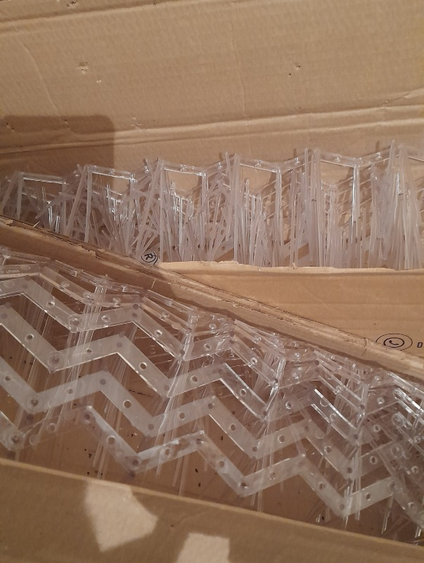Plastik Kuşkonmaz Bariyer Kuş Engelleyici Tel 3D Model 10'lu