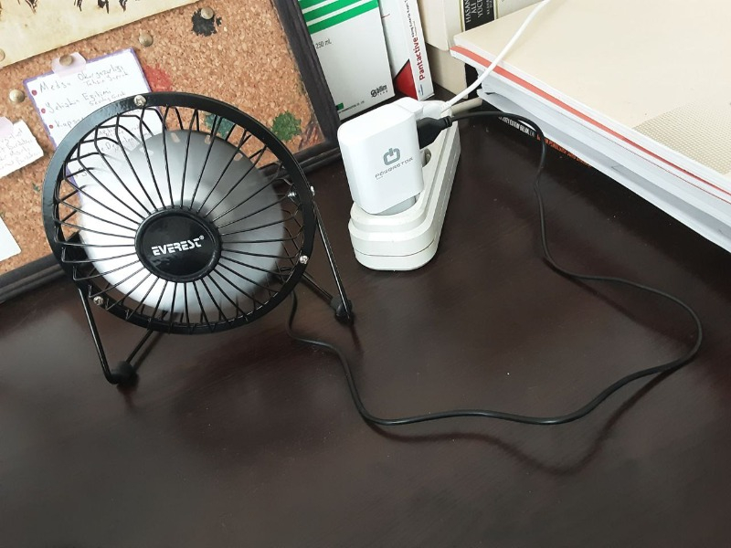 Everest USB Metal Masa Üstü Vantilatör EFN-482
