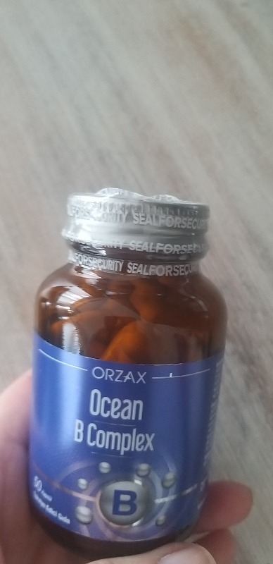 Orzax Ocean B Complex 50 Kapsül Takviye Edici Gıda