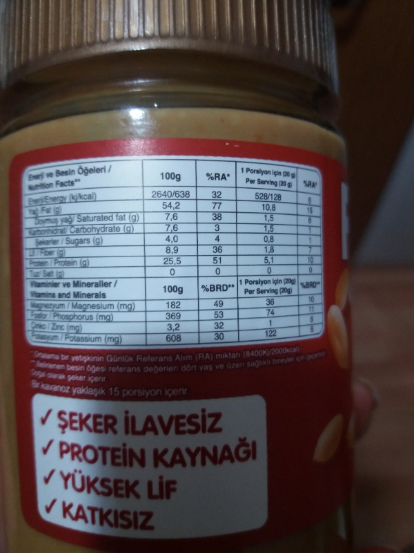 Fellas %100 Fıstık Ezmesi 300g