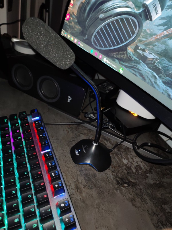 Rampage Rmx-M7 Python Siyah USB Rgb Ledli Gaming Mikrofon