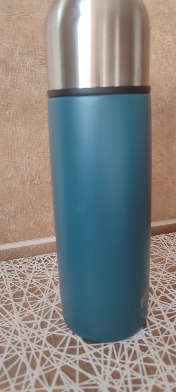 Decathlon Quechua Paslanmaz Çelik Doğa Yürüyüşü Termosu - 0,4 Litre - Mavi