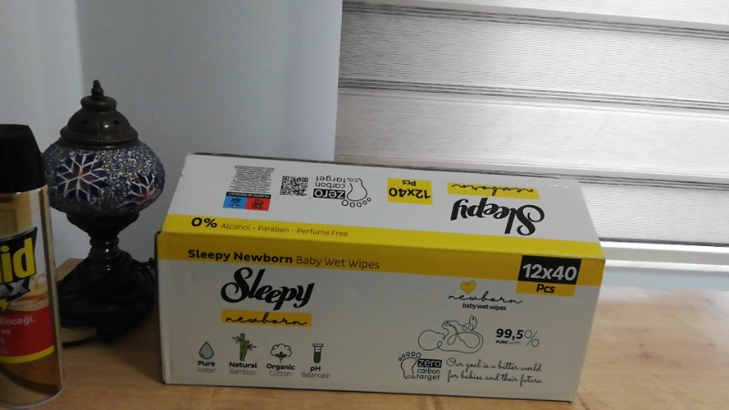 Sleepy Natural Yenidoğan Islak Pamuklu Havlu 12x40 (480 Yaprak)