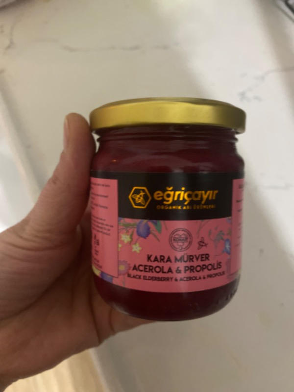 Eğriçayır Kara Mürver, Acelora ve Propolis Karışımı 225 gr