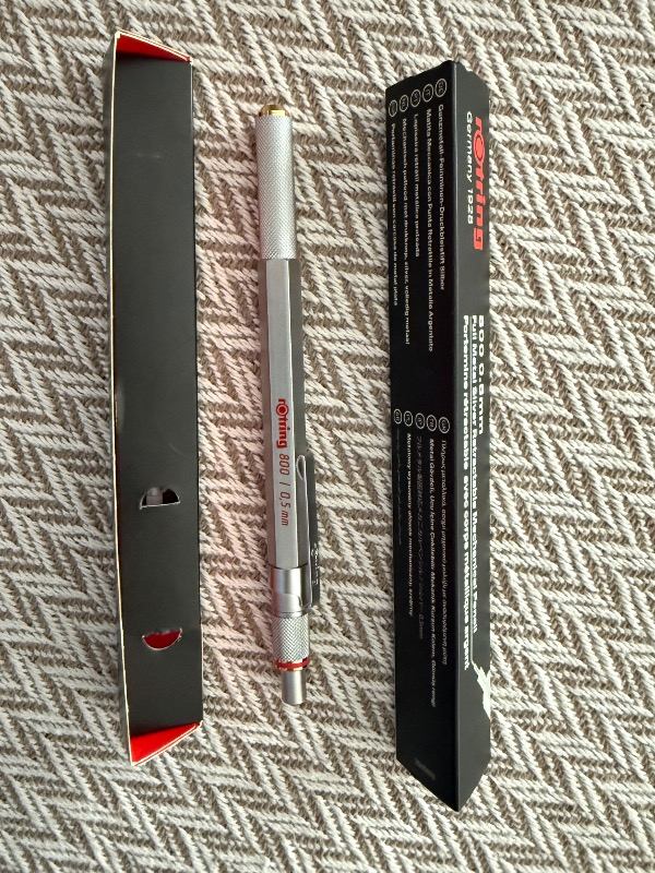 Rotring 800 Mekanik Kurşun Kalem, Krom 0.5 mm